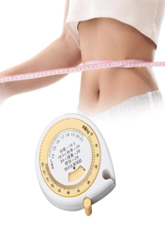 ROKTRY Sewing Tape Measure Body Fabric Measuring Tape, Retractable Ruler Double Sided Ruler for Clothes Lock Pin and Push-Button Retract and Portable Design for Body Measuring - Image 1